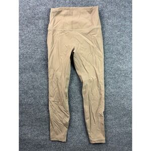 HeyNuts High Waisted Leggings Women XS Tan Athleisure Yoga Pants